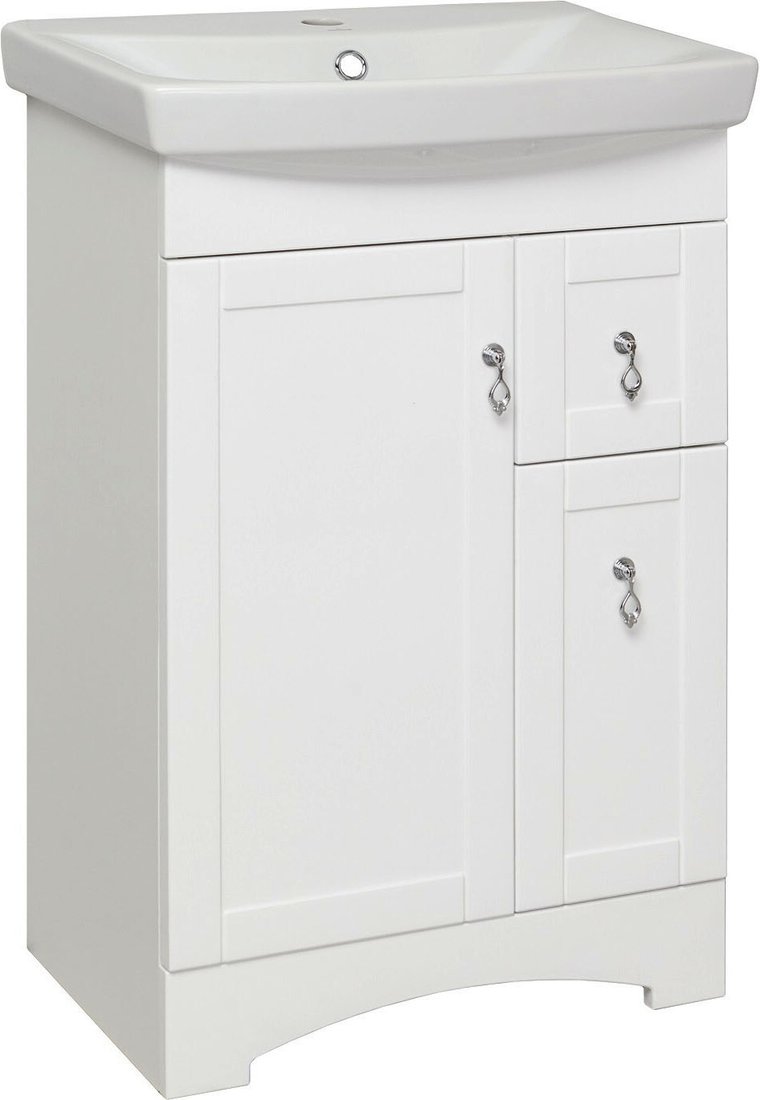 

Runo Тумба под умывальник Мерида 55 (напольная, белый)