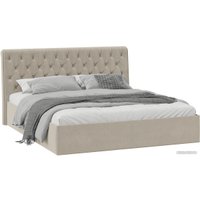 Кровать Трия Скарлет универсальная тип 1 с ПМ 180x200 (велюр мокко светлый)