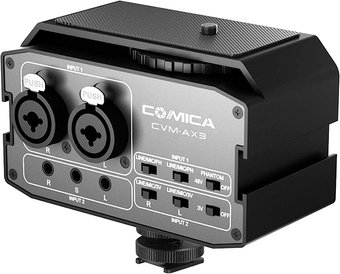 Накамерный аудиомикшер Comica CVM-AX3
