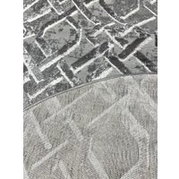 Ковер для жилой комнаты Sahan Alvita 7850D-S-D-GREY-GREY-OVAL K25 (2x3)