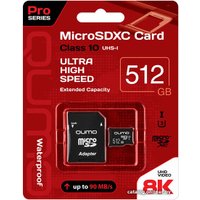 Карта памяти QUMO microSDXC QM512GMICSDXC10U3 512GB