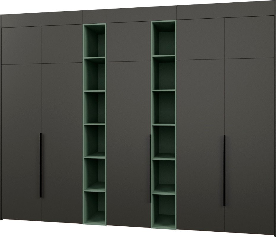 

Шкаф распашной Рэйгрупп Рэй S257-В16-3-WKZ В16-3 (дуб веллингтон/кобальт/зеленый самшит)