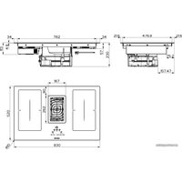 Варочная панель Faber Galileo Smart BK Glass A830 340.0577.694