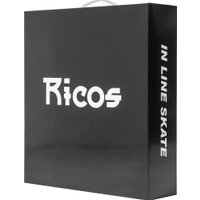 Роликовые коньки Ricos Fun PW-116A-10 (р. 34-37, черный/красный)