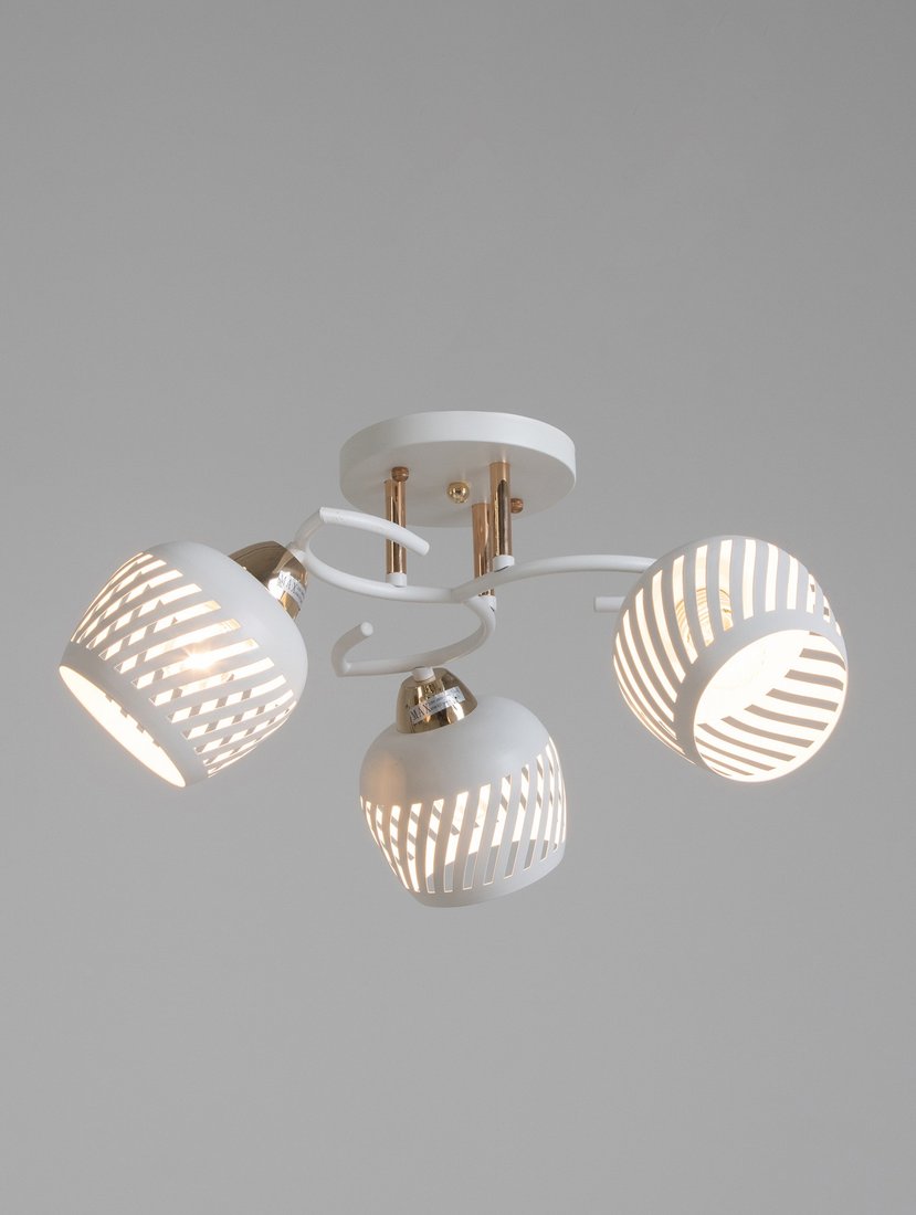 

Люстра средней высоты Sima-Land 20132/3 3x60 Вт E27 52x52x23 10951666 (белый)