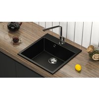 Кухонная мойка MARRBAXX Карельский камень модель 44/Q4 F044Q004 (черный)