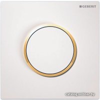 Панель смыва Geberit Sigma 10 HyTouch 116.015.KK.1 (белый/золотистый)