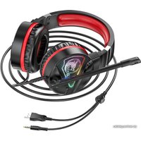 Наушники Hoco W104 (черный/красный)