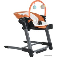 Высокий стульчик Pituso Triola (черная рама/оранжевый)