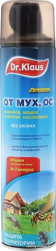 Средство от насекомых Dr. Klaus От Мух, Ос и других насекомых (600 мл)