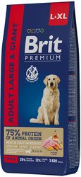 Premium Dog Adult Large and Giant для взрослых собак крупных и гигантских пород с курицей 15 кг