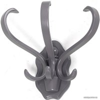 Вешалка для одежды Мебелик В 3Н (серый)