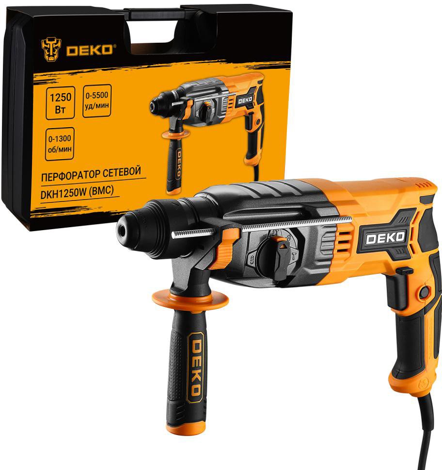 

Перфоратор Deko DKH1250W (кейс)