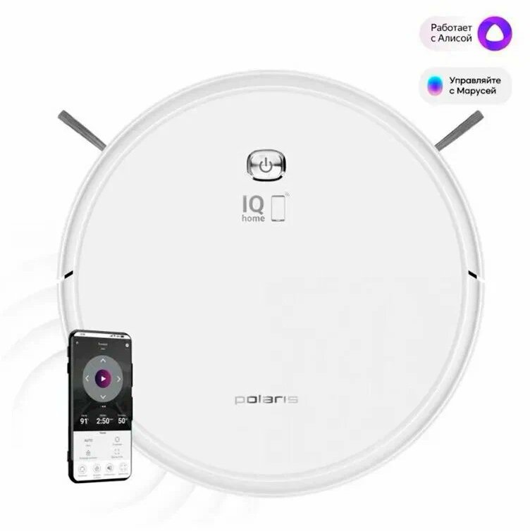 

Робот-пылесос Polaris PVCR 3700 IQ Home Wave Aqua (белый)