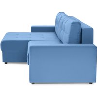 Угловой диван Mio Tesoro Манчестер 292 1.5ек-1.5пф (840 синий)