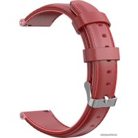 Ремешок Rumi кожаный Slim 16 мм (красный)