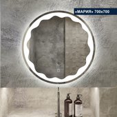 Зеркало с LED подсветкой Мария 70x70