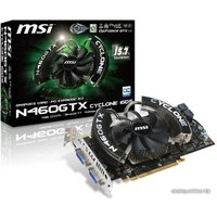Видеокарта MSI GeForce GTX 460 (N460GTX Cyclone 1GD5/OC)