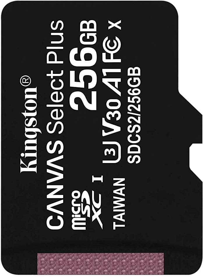 

Карта памяти Kingston Canvas Select Plus microSDXC 256GB