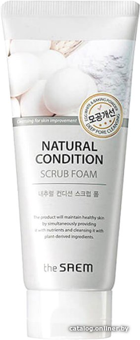The Saem Скраб для лица Natural Condition Scrub Foam Deep Pore Cleansing (150 мл)