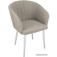 Стул Трия Верона Т6 (белый муар/велюр D002 бежевый)