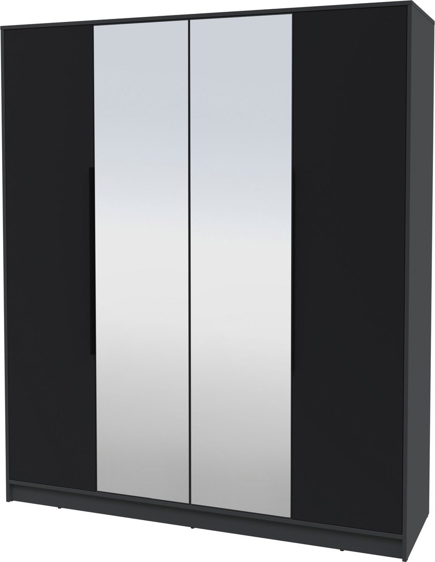 

Шкаф распашной Интерлиния Концепт КТ-Ш4з (черный/антрацит)