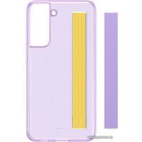 Чехол для телефона Samsung Slim Strap Cover S21 FE (фиолетовый)