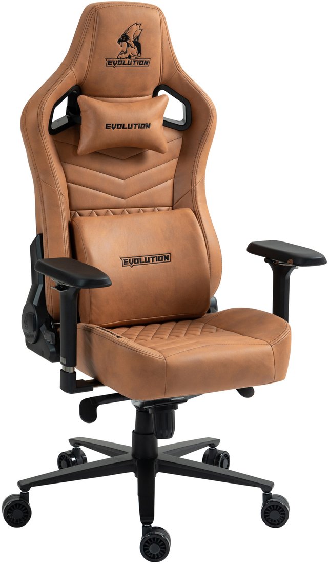 

Игровое (геймерское) кресло Evolution Nomad PRO (коричневый)