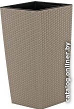 Кашпо Prosperplast Rato Square DRTS300-7529U (мокка)