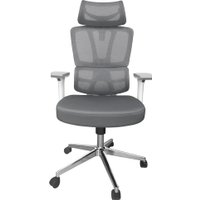 Офисное кресло SitUp Palma White Chrome (сетка Grey/Grey)