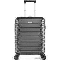 Чемодан-спиннер Verage Crust 17106-1+ 55 см (черный)