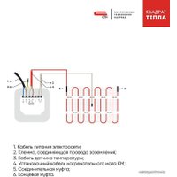 Нагревательный кабель СТН КС-250 14 м 252 Вт