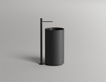 Умывальник Salini Armonia top 01 130114G (черный)