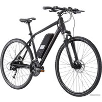 Электровелосипед Kross Evado Hybrid 1.0 XL 2023 KREH1Z28X23M004244 (черный/серый)