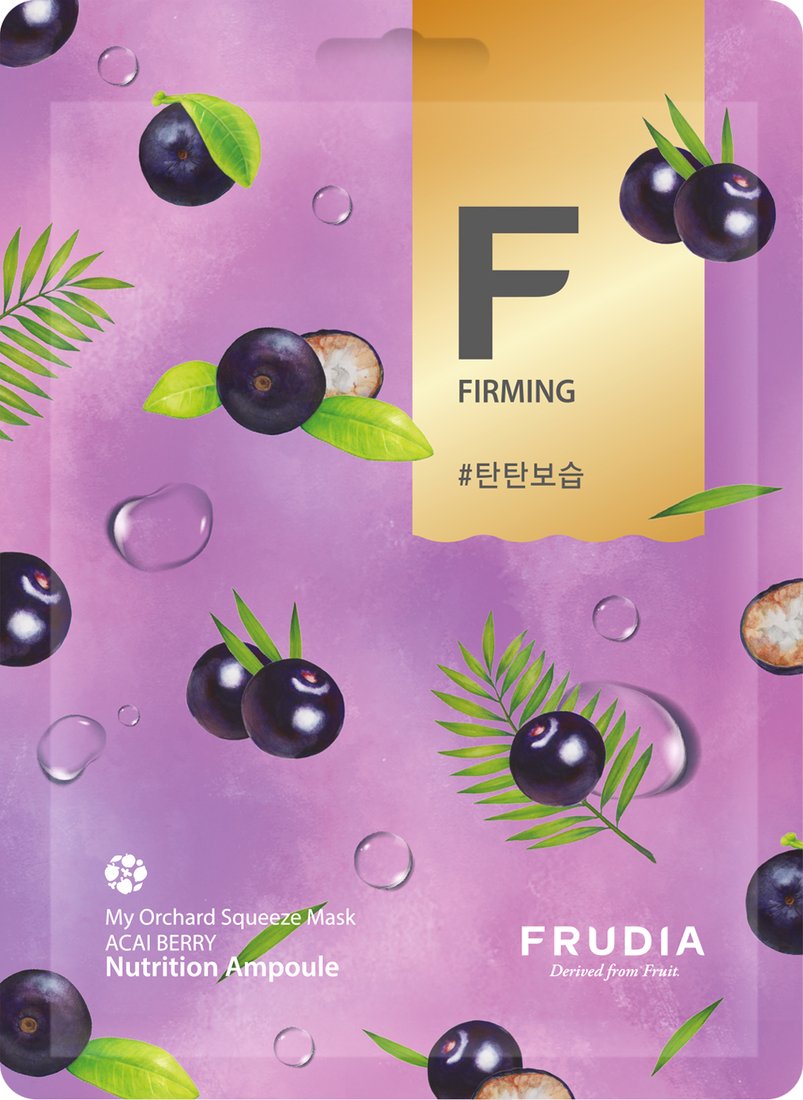 

Frudia Маска для лица тканевая Бодрящая с ягодами асаи 20 мл