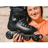 Роликовые коньки Powerslide Zoom 908442 (р. 45-47, черный)
