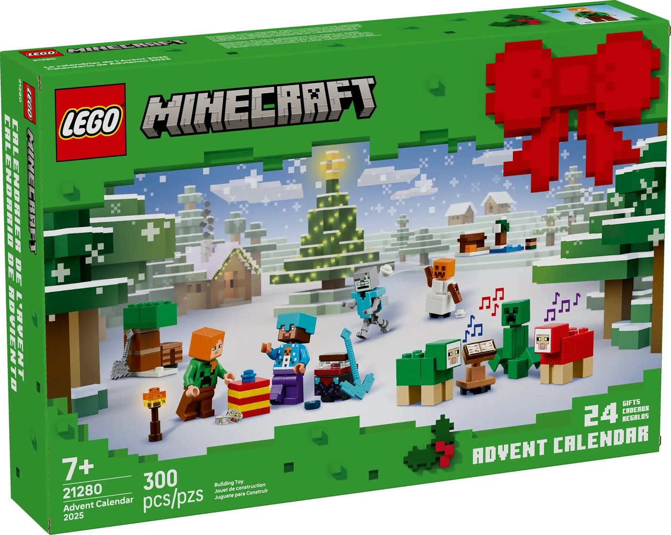 

Конструктор LEGO Minecraft 21280 Advent Calendar 2025