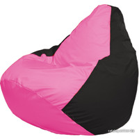 Кресло-мешок Flagman Груша Г2.1-188 (розовый/чёрный)
