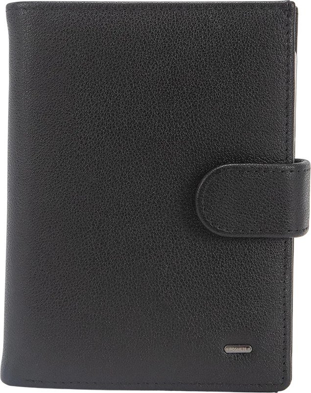 Портмоне с автодокументами Poshete 827-302B-24-BLK (черный)