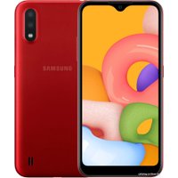 Телефон Samsung Galaxy A01 SM-A015F/DS (красный)
