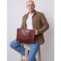 Папка деловая Franchesco Mariscotti 8-131кFM1 (пр галька, негатив коричневый)