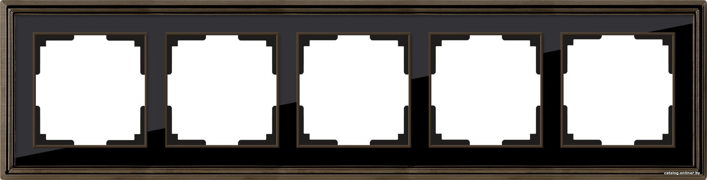

Рамка Werkel Palacio WL17-Frame-05 (бронза/черный)