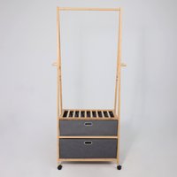 Стойка для одежды AksHome Azalea-2 (бамбук)