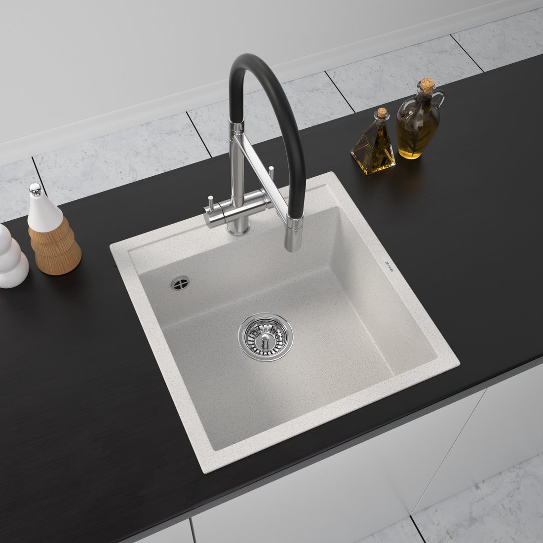 

Кухонная мойка ZorG Como 51 (серый жемчуг)