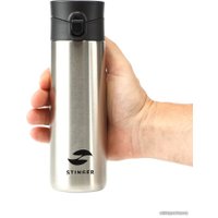 Термокружка Stinger HD-350-35 0.35л (серебристый)