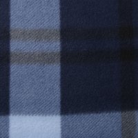 Плед Экономь и Я Клетка 9849872 (150x130, синий) в Орше