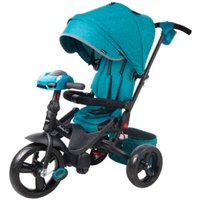 Детский велосипед Moby Kids Leader 360 12x10 EVA Car 649359 (морская волна)