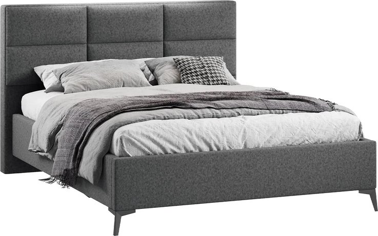 

Кровать Трия Делана Тип 1 с подъемным механизмом 160x200 (микровелюр Jercy Graphite)