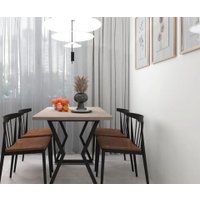 Кухонный стол Боринское Мебель Ричи (дуб юкон/черный)