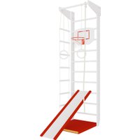 Шведская стенка (лестница) Ecodrev Крепыш 01 (белый, полная комплектация)